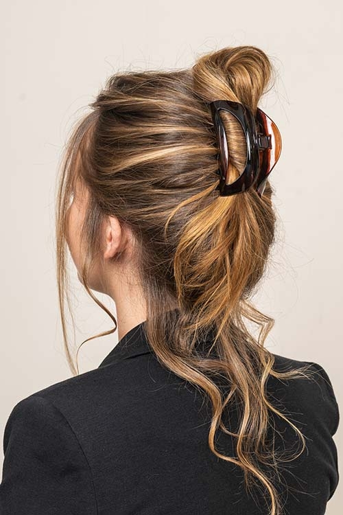 Небрежная прическа french twist