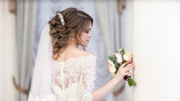 Свадебные прически на средние волосы: мировые тенденции, идеи, DIY