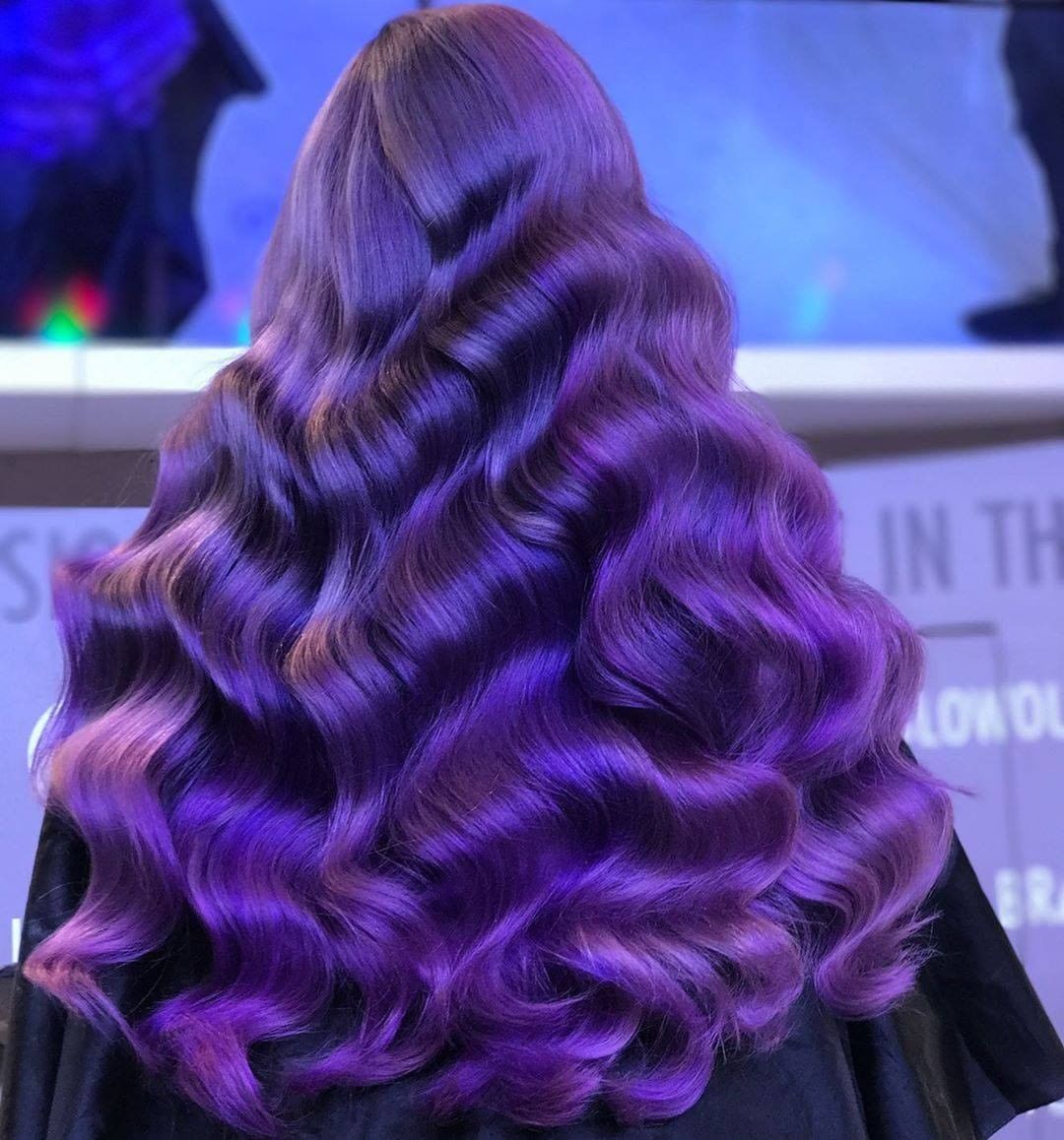 временная краска для волос фиолетовая