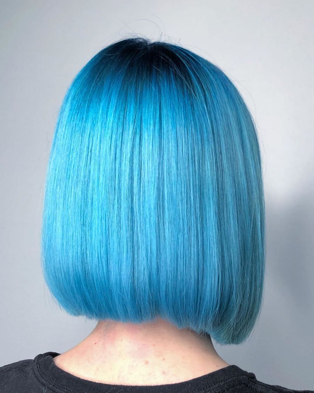 временная краска для волос голубая
