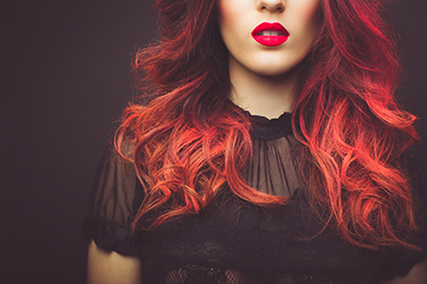 красивые красные волосы