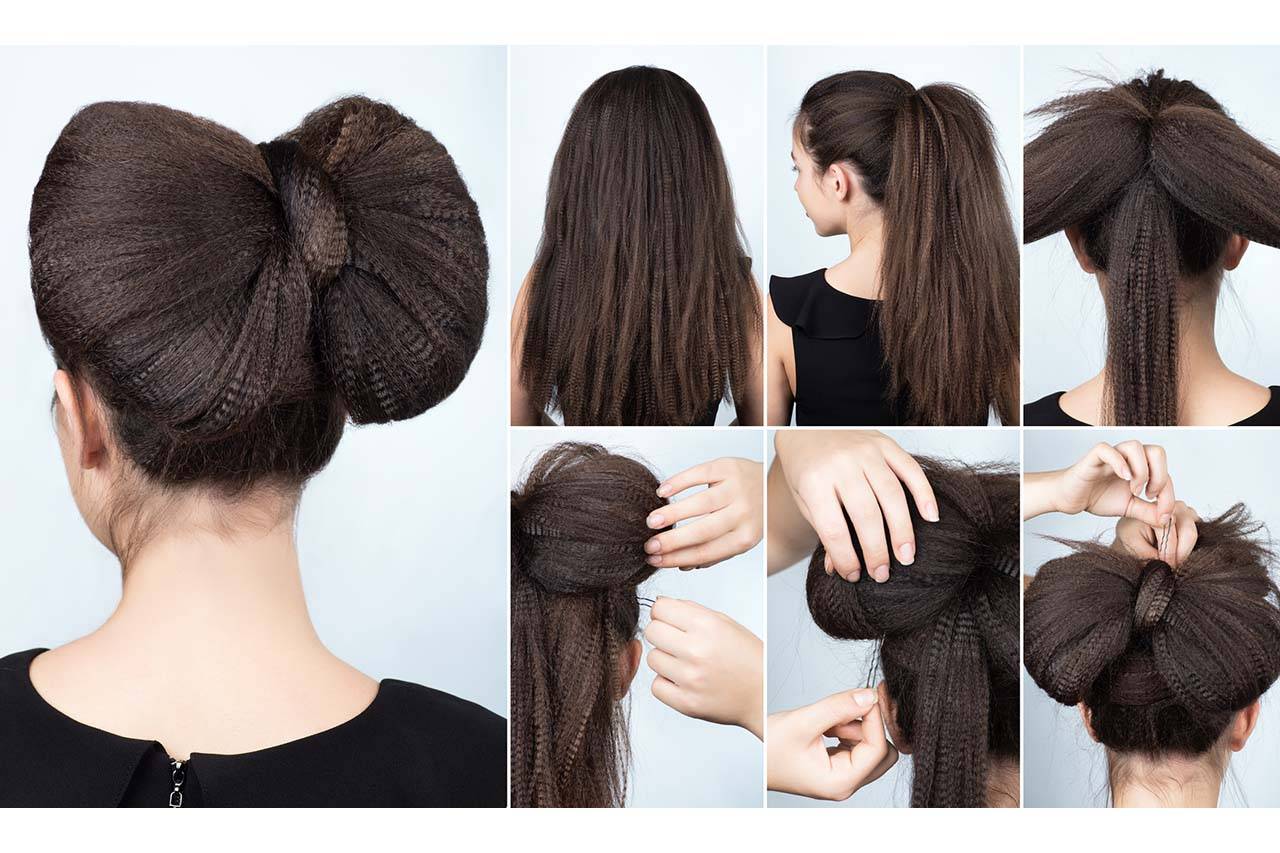 Бантик из волос: пошаговая инструкция как сделать