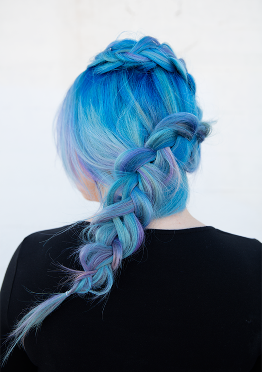 Темно-синяя краска для волос 1