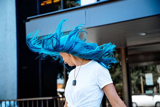 Электрик Синяя краска для волос