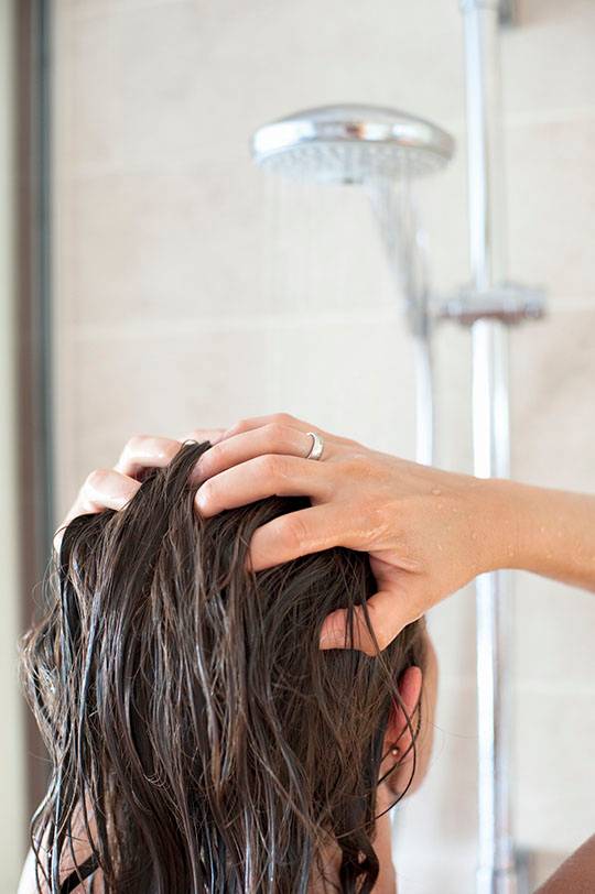 мытье волос