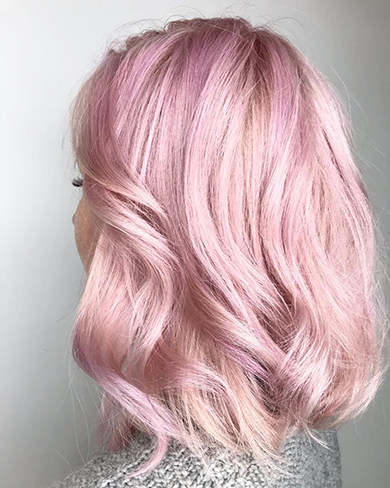 пепельно-розовый оттенок волос фото 7