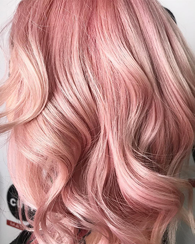 пепельно-розовый цвет волос 3
