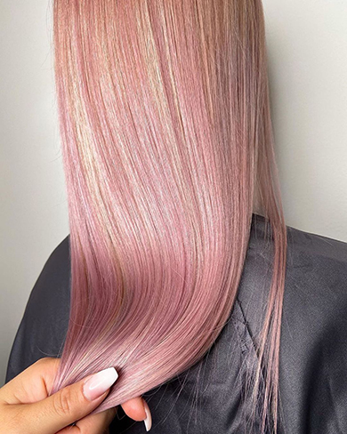 пепельно-розовый оттенок волос фото 13