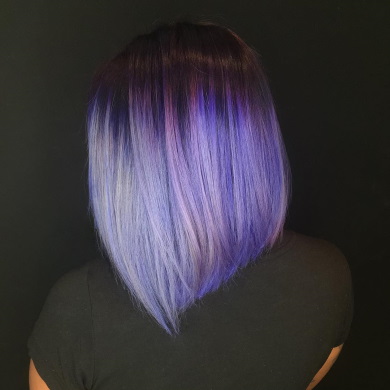 пепельный цвет волос с фиолетовым оттенком 4