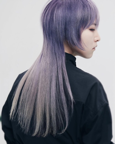 пепельно фиолетовый цвет волос как получить 2