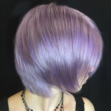 пепельно фиолетовые волосы 2