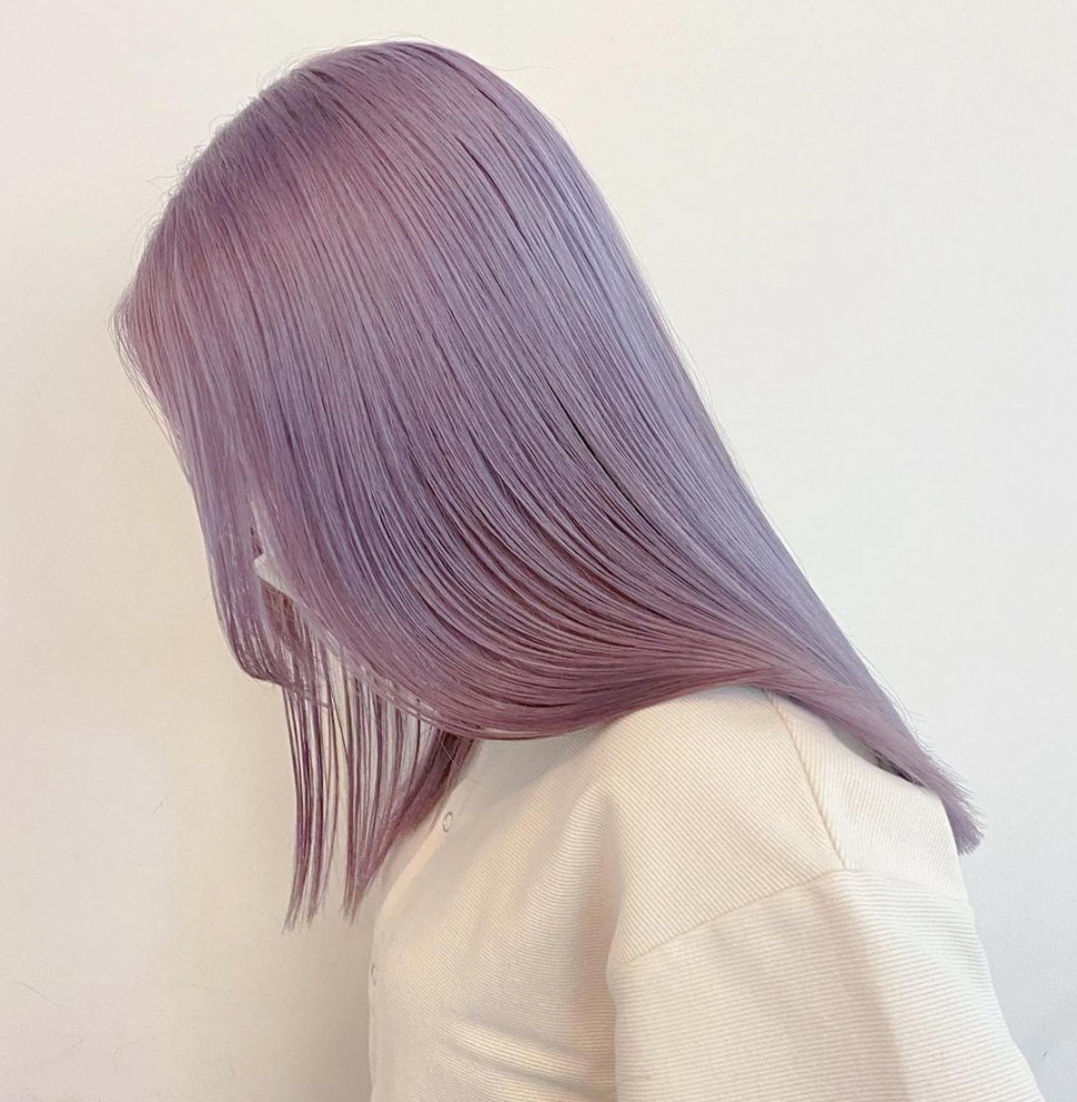 пепельно фиолетовые волосы 3